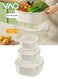 3PCS Double-layer Drain Basket, Multifunctional Kitchen Drain Colander Set, Detachable Plastic Food Basket Kitchen Essential Utensil White