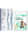 Pet Teeth Repairing Gel &amp; Teeth Cleaning Pads Kit, Dental Breath Freshener with Finger Toothbrush Wipes for pets, Tartar and Plaque Remover for Pet Teeth Cleaning