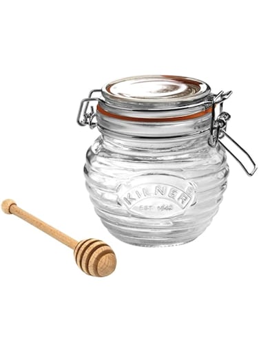 Kilner Honey Pot with Dipper in Gift Box