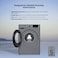 6KG Front Load Washing Machine With BLDC Inverter Motor, 1200 RPM, 14 Programs, Fully Automatic Washer, LED Display, Intelligent Control, ESMA 5-Star