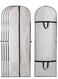 Pack Clothes Dust Cover, Hanging Closet Organizers Wedding Gown Cover Dress Garment Clothes Storage Bag Foldable Dampproof Dustproof Washable Wedding Dress Long Dress Bag (5Pcs, 60cm * 180cm, White)