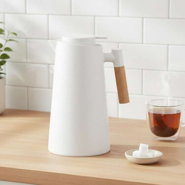 Home Laras Vacuum Flask 1L - White