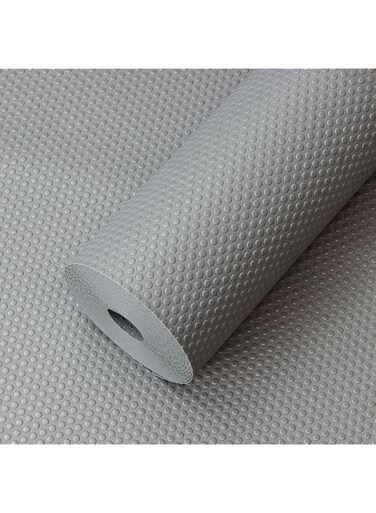 Shelf Liner 24 inch-Wide Waterproof Cabinets Liners - Non Adhesive, Easy to Cut Under Sink Mat Liners for Kitchens Drawer, Shelves, 24 X 300 Inch Light Gray