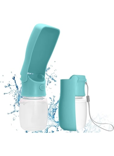 Lxeqiony Portable Dog Water Bottle for Walking - Leak Proof Foldable Pet Water Bottles Dispenser Bowl Travel Drink Cup for Walking Hiking Traveling