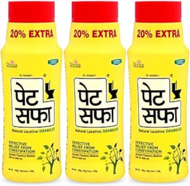 Pet Saffa Constipation Relief Powder (120g, Pack of 3)