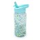 Double Wall Water Bottle &acirc;&euro;&ldquo; Foam Balls Boy Colors   300 ml   Flip-Top Straw Lid   Easy Grip Handle   Kids Water Bottle (6 Units/Inner)