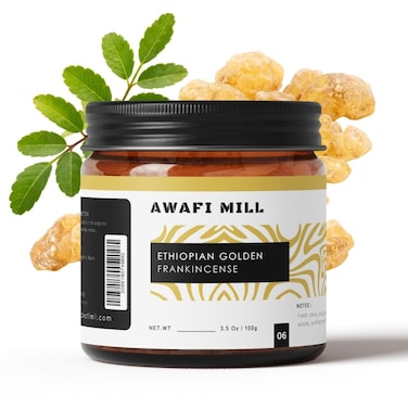 AWAFI MILL Ethiopian Golden Luban 100g   Boswellia papyrifera Frankincense