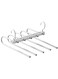 Pants Hangers 5 Layers Space Saving Trouser Pants Rack Clothes Drying Rack Folding Pants Hanger Storage Rack