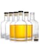 6Pack Glass Bottles with Cork Clear Glass Bottles Nordic Bottles with Stopper Empty Heavy Base Bottles for Beverages Drinks Water Soda