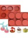 Mold 6 Lattice Round Form Cake Chocolate Mold Soap Jelly Muffin Cupcake Moulds Cake Decorating Baking Pastry Tool