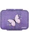 Essen Tritan Bento Lunch Box for Kids Girls - Purple Glitter Butterfly