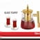 750ml Glass Teapot with Infuser, Heat Resistant Borosilicate Tea Maker with Golden Lid &amp; Handle