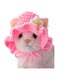QWINEE Cartoon Design Knit Cute Dog Hat Soft Cat Hat Rabbit Hat Halloween Christmas Party Costume Head Wear Accessories for Puppy Cat Kitten Small Dogs Small Animals Pink and White Medium
