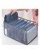 7 Grids Washable Wardrobe Clothes Organizer Drawer Mesh Separation Box