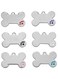 BIGTHREE Dog Tags Personalized, Bone ID Tags for Dogs, Pet Identity Name Tags, Blank Dog Tags, for Dogs Cats Pets Name Phone Number Craft Tag