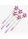 SYOSI Star Fairy Wands, 5PCS Girls Costume Props Star Magic Wand Angel Fairy Wands Sticks Birthday Party Wedding Halloween Cosplay Christmas 13 Inches (Multicolor)