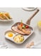 3 Cups Egg Frying Pan with 3-In-1 Cup Design and Raised Handle, Nonstick Granite-Coated Omelette Pan for Gas and Induction Cooktops