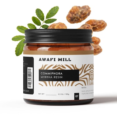 AWAFI MILL Myrrh Resin 100g   Mur Makki   Commiphora myrrha