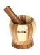 Bamboo Grinding Bowl Multicolor Brown Brown 0.492kg