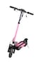 LEADERS Pink Stripe Electric Scooter  500W Motor 48V Battery 50KM/H Speed Comfortable Chair 10" Tubeless Tires LED Lights