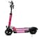 LEADERS Pink Stripe Electric Scooter  500W Motor 48V Battery 50KM/H Speed Comfortable Chair 10" Tubeless Tires LED Lights