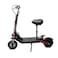 LEADERS Electric Scooter with Chair 500W 13AH 48V 50km/h, 11" Off Road Tires Dual Lights Black and Red