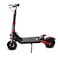 LEADERS Premium Black Red Electric Scooter  500W Motor 48V 13AH Battery 50km/h Speed 11" Off Road Tires LED Dual Headlights Brake Light Turn Signal Dual Shocker