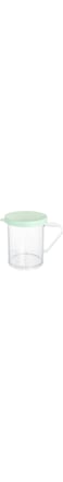 10 Oz Clear Plastic Dredge Spice Shaker - Restaurant Style - Polycarbonate - Green Extra Fine Lid - Seasoning, Sugar, Spice Shaker - 1Ct Box - Rw Base - Restaurantware