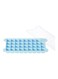 Ice Cube Tray Ice Cube Mold Container Frozen Cubes 36 Compartments with Lid for Bars Households Party Blue 26*3*12cm