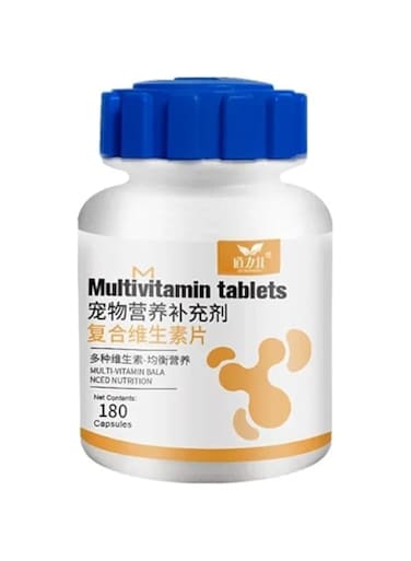 FDTY Pet Multivitamin Supplements Beautiful Hair, Improve Immunity, Balanced Nutrition Health Products for Dogs and Cats