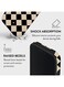Mobcos iPhone 16 Pro Max Classic Diamond Premium Case Compatible with Hybrid Dual-Layer Hard Shell + Silicone Protection - Scratch-Resistant Shockproof Mobile Cover