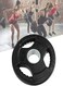Miracle Fitness Barbell Olympic Grip Plate, Cast Iron Weight Plate Strength Training Plates for Weightlifting and Fitness Workout Exercise,10kg