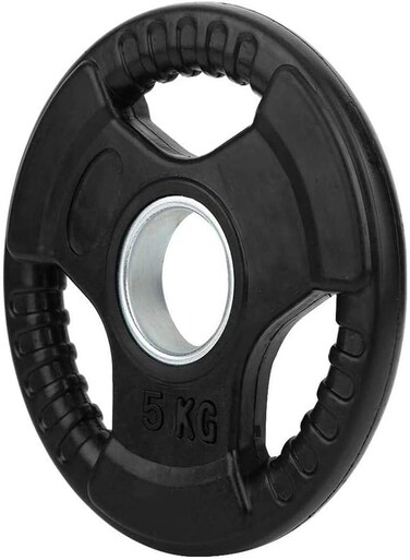 Miracle Fitness Barbell Olympic Grip Plate, Cast Iron Weight Plate Strength Training Plates for Weightlifting and Fitness Workout Exercise,10kg