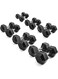 Miracle Fitness Hex Dumbbells Set - 2.5 KG to 20 (8 Pairs)