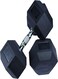 Miracle Fitness Bu Hex Rubber Dumbbell 32.5Kg