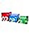 Miracle Fitness Stackable Soft Plyometric Box Set of 3- Multicolors