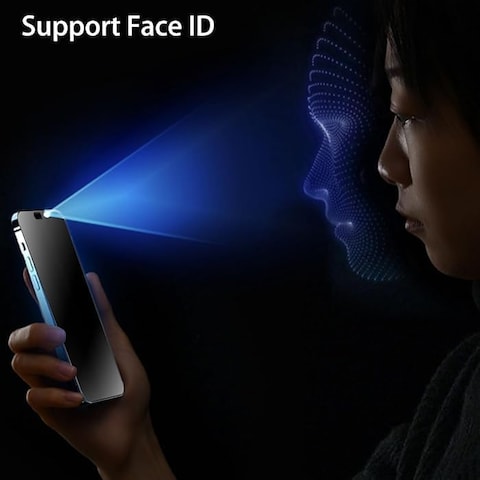 Muzz Matte Privacy Screen Protector for IPhone 15 Pro Max 6.7&quot;, 2 Pack, Anti-Glare, Anti-Spy, Scratch Resistant, Tempered Glass Film (iPhone 15 Pro Max)