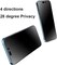 Muzz Matte Privacy Screen Protector for IPhone 15 Pro Max 6.7&quot;, 2 Pack, Anti-Glare, Anti-Spy, Scratch Resistant, Tempered Glass Film (iPhone 15 Pro Max)