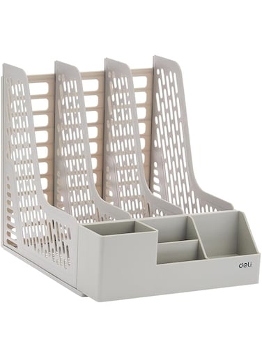 Deli Magazine Container, Grey