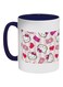 Hello Kitty Printed Coffee Mug Dark Blue/White/Pink 325ml