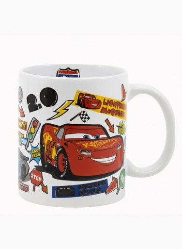 STOR CERAMIC MUG 11 OZ IN GIFT BOX CARS STICKERS