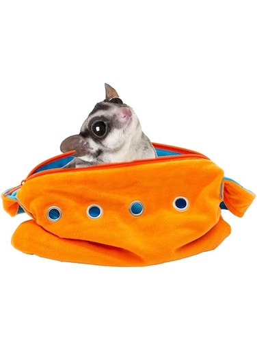 OSHIMA Sugar Glider Bonding Pouch Small Pets Carry Pouch Carrier Bag Sling Adjustable Strap for Small Pet Gliders Ferret Rat Hedgehog Hamster