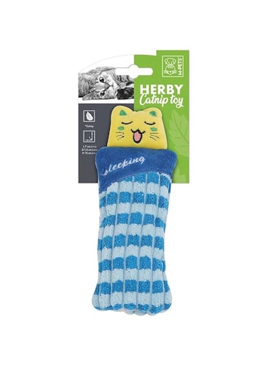 M-PETS Herby Sleeping Cat Catnip Toy Assorted Colors