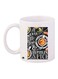 Printed Coffee Mug White/Grey/Yellow