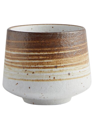 Brown Ceramic Coffee Mug &acirc;&euro;&ldquo; 8.2 x 8.2 x 6.8 cm &acirc;&euro;&ldquo; Stylish &amp; Durable for Hot Beverages Brown 8.2 x 8.2 x 6.8cm