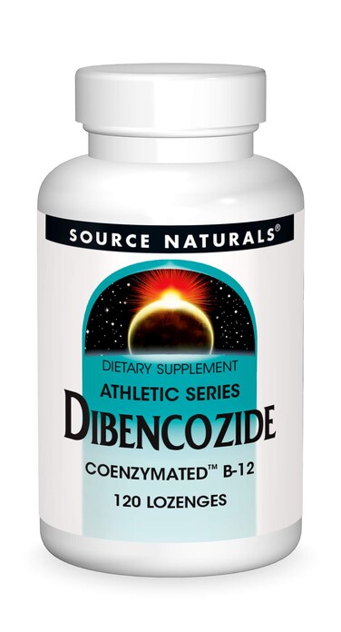 Source Naturals Dibencozide Coenzymated B 12 Athletic Series Quick Dissolving Dietary Supplement 120lozenges 120 Tablets Multi