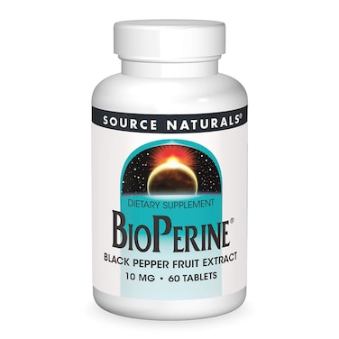 Source Naturals&nbsp;BioPerine, 10 mg, 60 Tablets