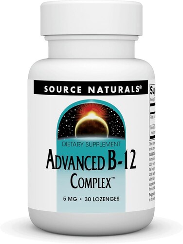 Source Naturals - Advanced B12 Complex Sublingual 5 Mg. 30 Tablets