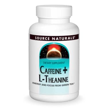 Source Naturals Caffeine + L Theanine, 120 Tablets