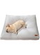 MOTIM Dog Bed, Pet Sleeping Mat for Crate with Removable Washable Cover for Small Medium Large Dogs, Waterproof Comfortable Kennel Pad for Dogs &amp; Cats (Grey,65 * 50 * 10cm)